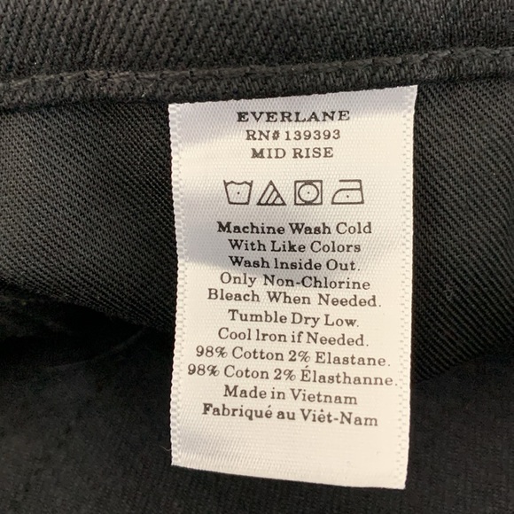 Everlane Black Mid-Rise Skinny Jean - Picture 14 of 15